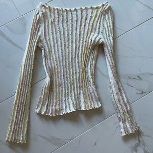 Anthro Off-Shoulder Sweater